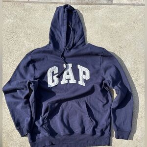 GAP Men's Dark Blue Hoodie Sweater